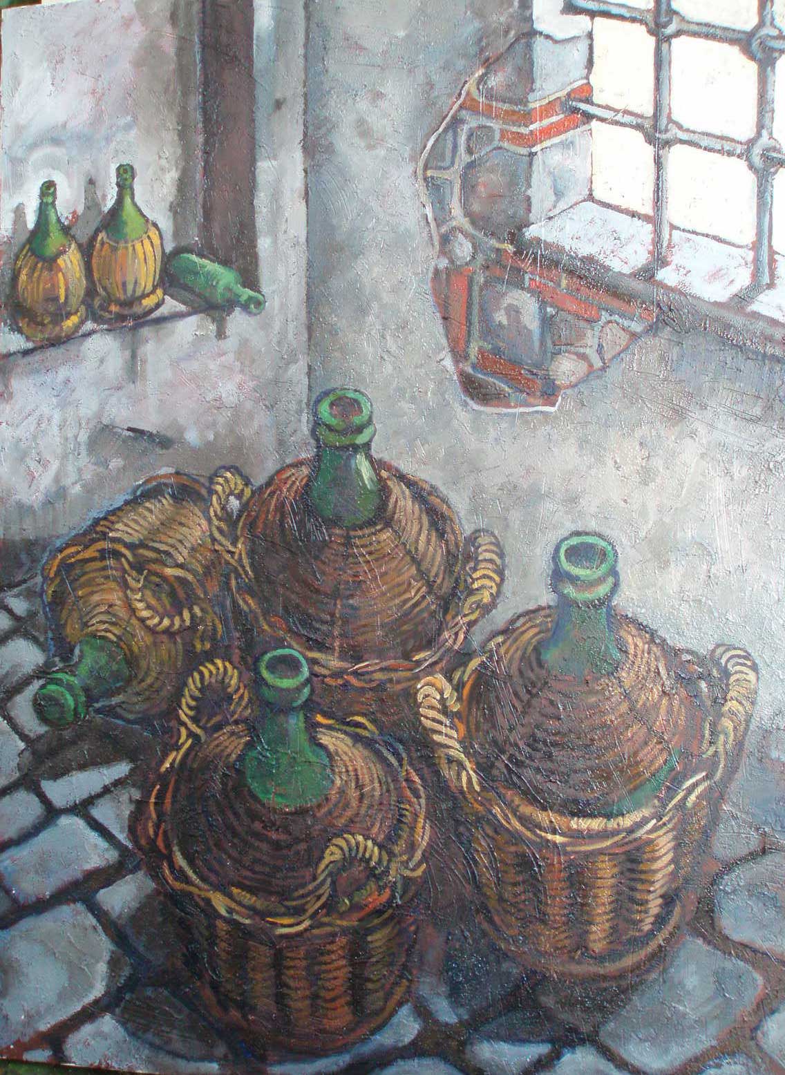 Cantina - olio su tela 80x60