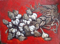 Agli - olio su tela 30x40