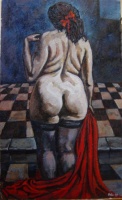 nudo di schiena